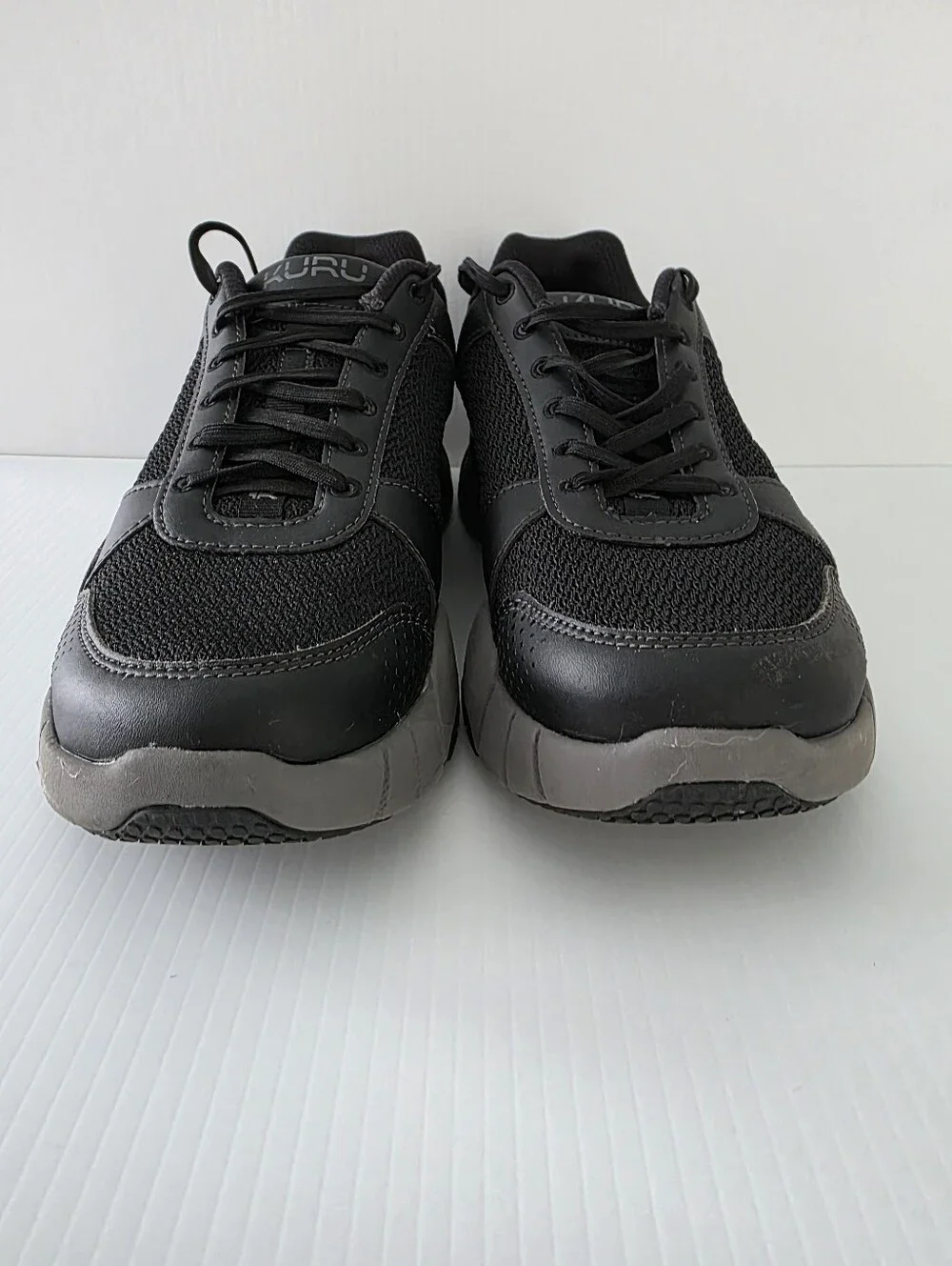 KURU Quantum 2.0 Men's Black Comfort Support Athletic Lace-Up Shoes 10